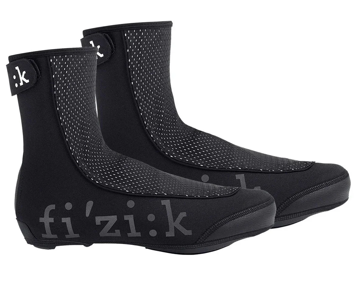 fizik Waterproof Winter Overshoes (Black) (XL)